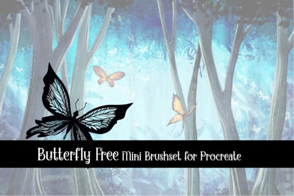 Free Mini Brushset Butterflies: Add Whimsy