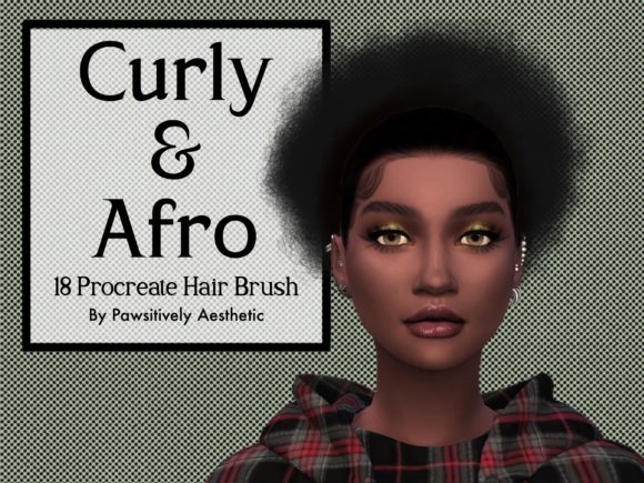 Mastering Character Design with a Curly Hair Brush Set for Procreate