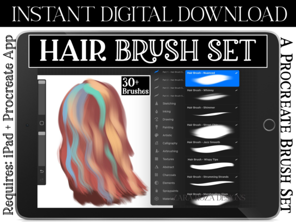 Mastering Digital Strands: A Practical Guide to the Procreate Hair Brush Set Vol. 2