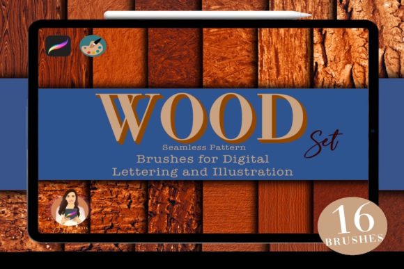 Mastering Digital Textures: A Practical Guide to the 16 Wood Procreate Brush Set
