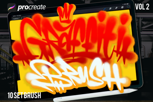 Mastering Urban Style: A Practical Guide to Graffiti Brush Vol 2 for Digital Artists