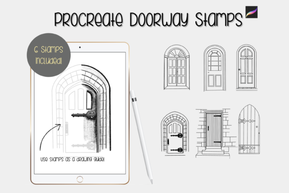 Procreate Door Stamps X 6: A Practical Review for Digital Creators
