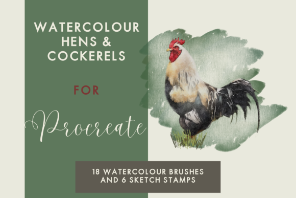 Procreate Watercolour Hens Cockerels: A Digital Artist’s Guide to Rustic Charm